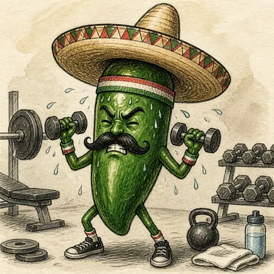 Jose lifting tiny dumbbells at the gym